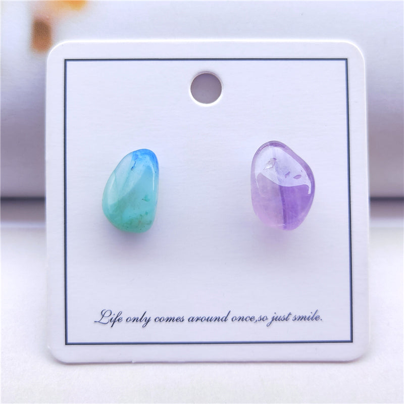 Chrysocolla & Amethyst Earrings