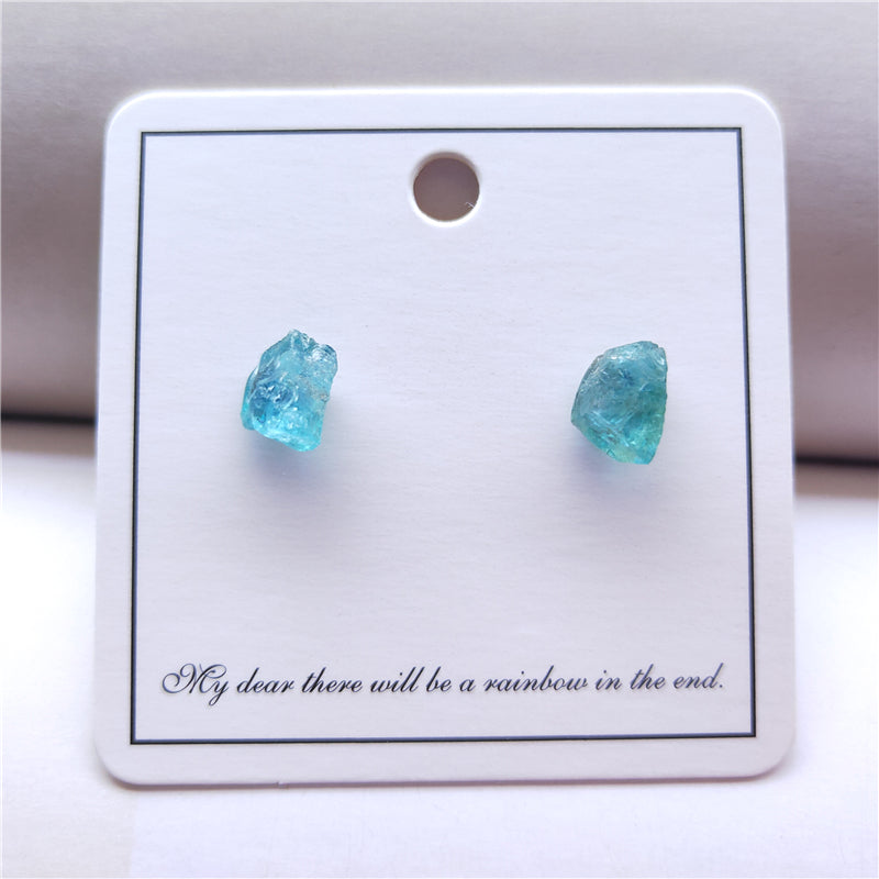 Apatite Stud Earrings