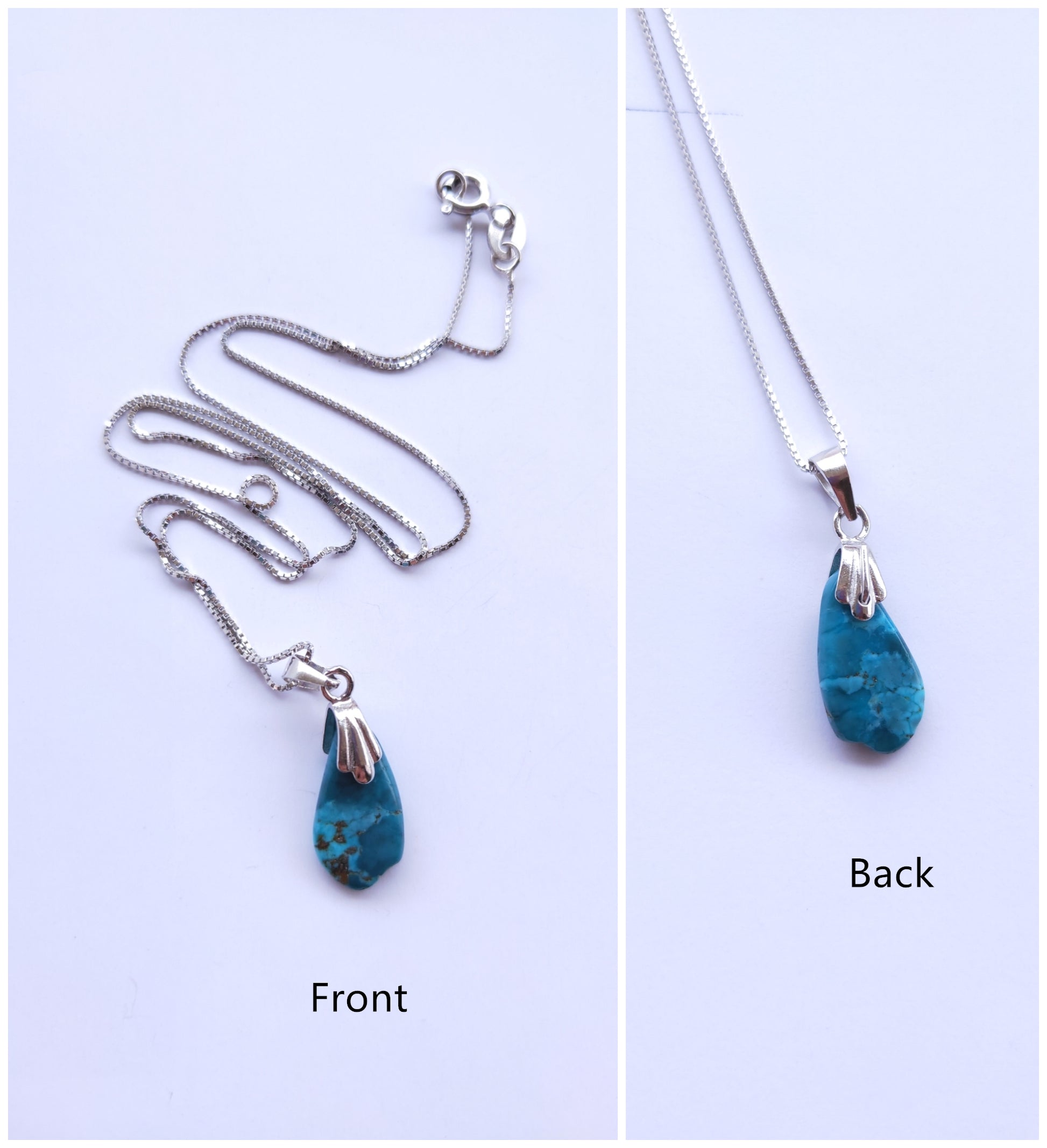 Turquoise pendant necklace