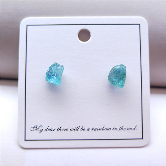 Apatite Stud Earrings 