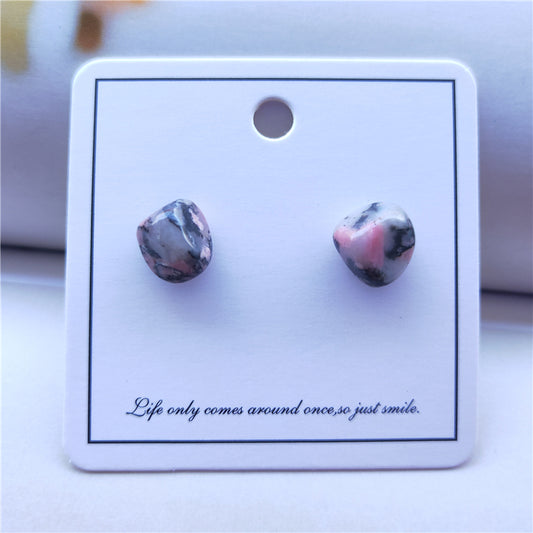 NO.0824-72 Rhodonite Earrings