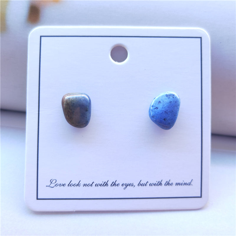 Dumortierite Stud Earrings