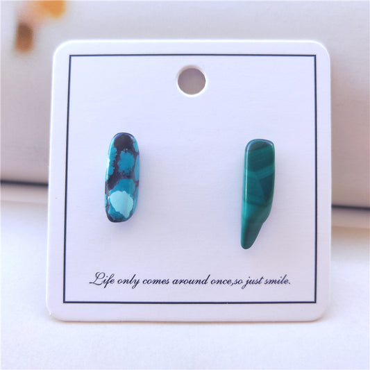 Turquoise & Malachite Earrings